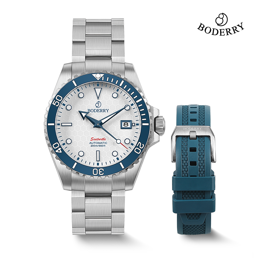 Seiko Watch Prospex - Boderry Titanium Diver Watch Automatic Mechanical