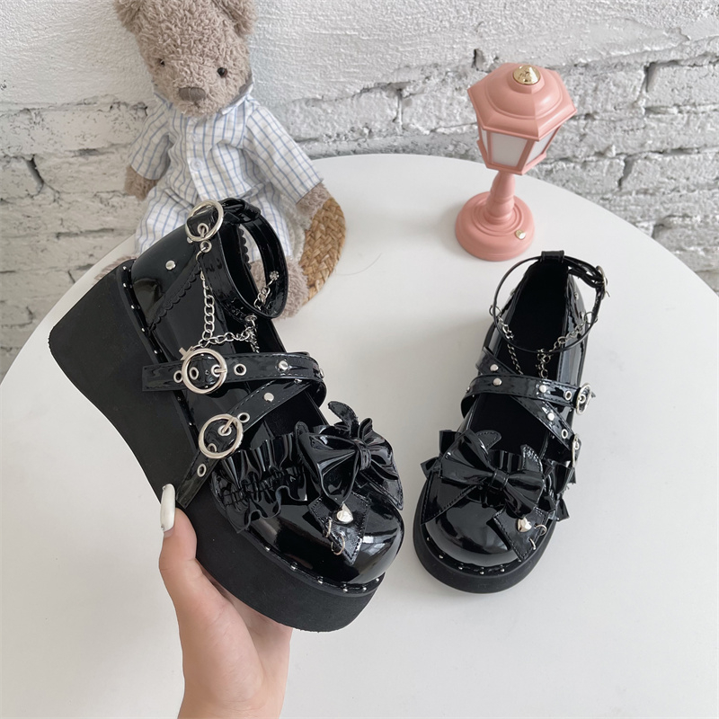 2026 Platform Lolita Shoes Wom - đánh giá và giá Mesh Strap Metal