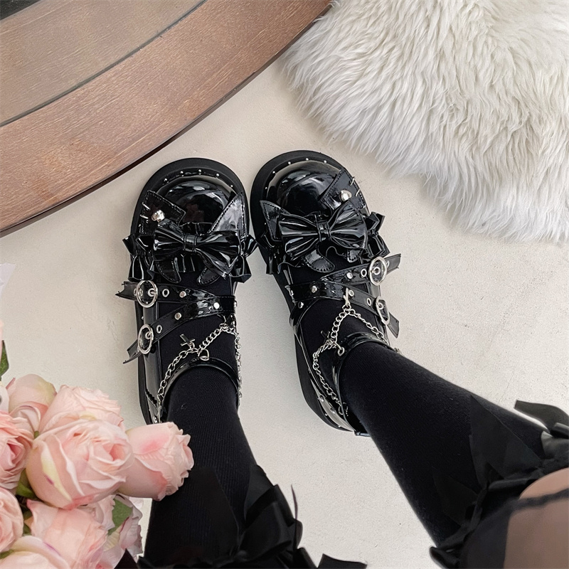 2026 Platform Lolita Shoes Wom - đánh giá và giá Mesh Strap Metal