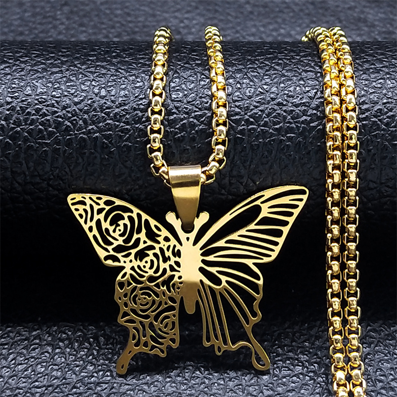 Aesthetic Butterfly Rose Flowe - đánh giá và giá Butterfly Clasp Deployant