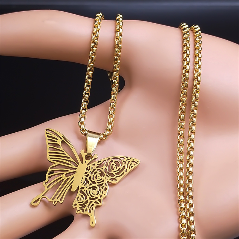 Aesthetic Butterfly Rose Flowe - đánh giá và giá Butterfly Clasp Deployant