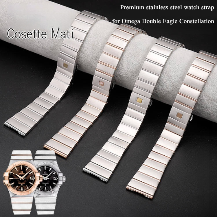 Stainless steel strap for Omeg - đánh giá và giá Omega Watch Constellation