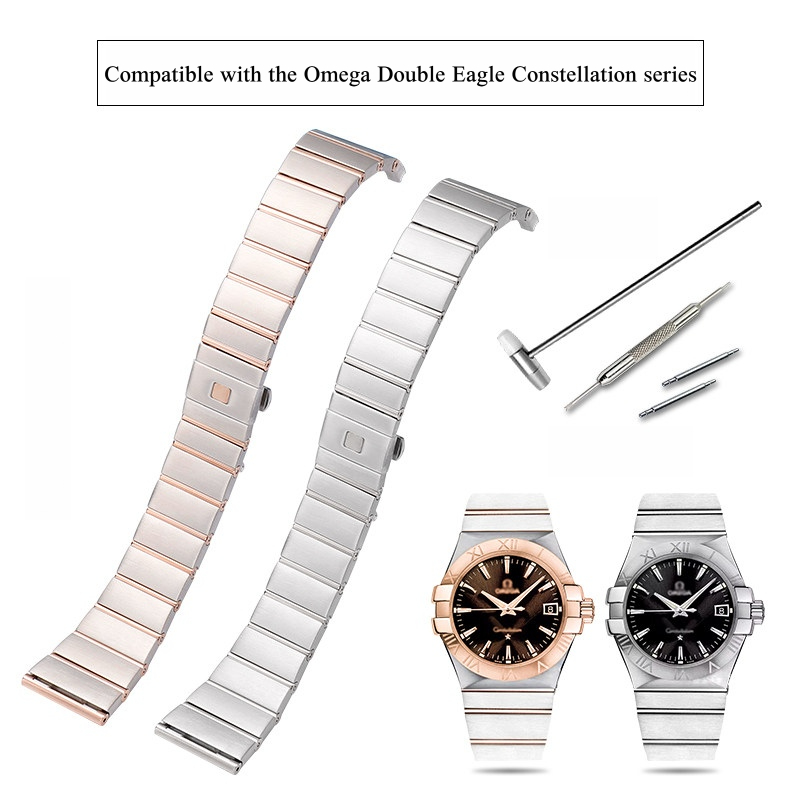 Stainless steel strap for Omeg - đánh giá và giá Omega Watch Constellation