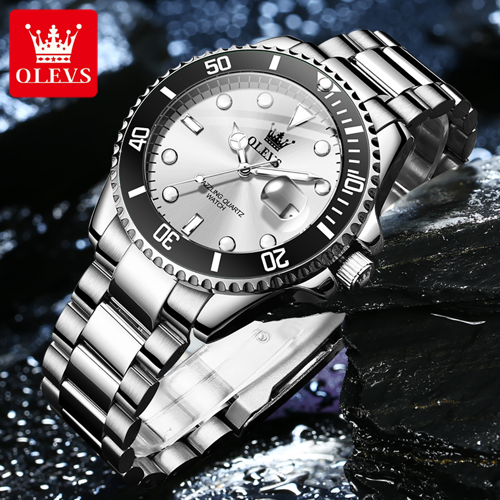 OLEVS 5885 Business Men Watch  - đánh giá và giá Rolex Watch Datejust