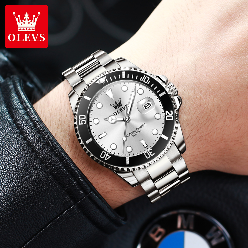 OLEVS 5885 Business Men Watch  - đánh giá và giá Rolex Watch Datejust