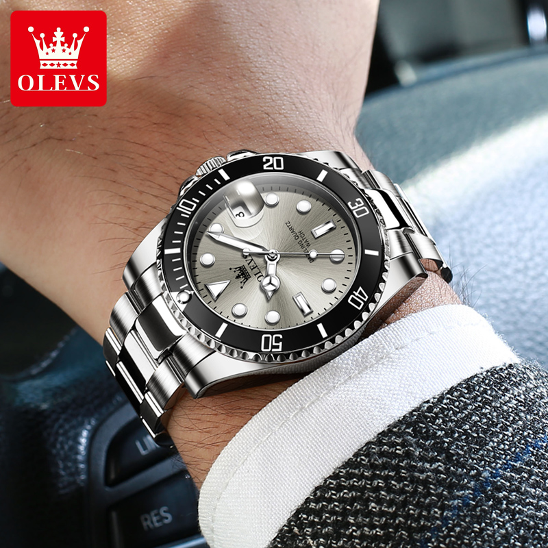 OLEVS 5885 Business Men Watch  - đánh giá và giá Rolex Watch Datejust