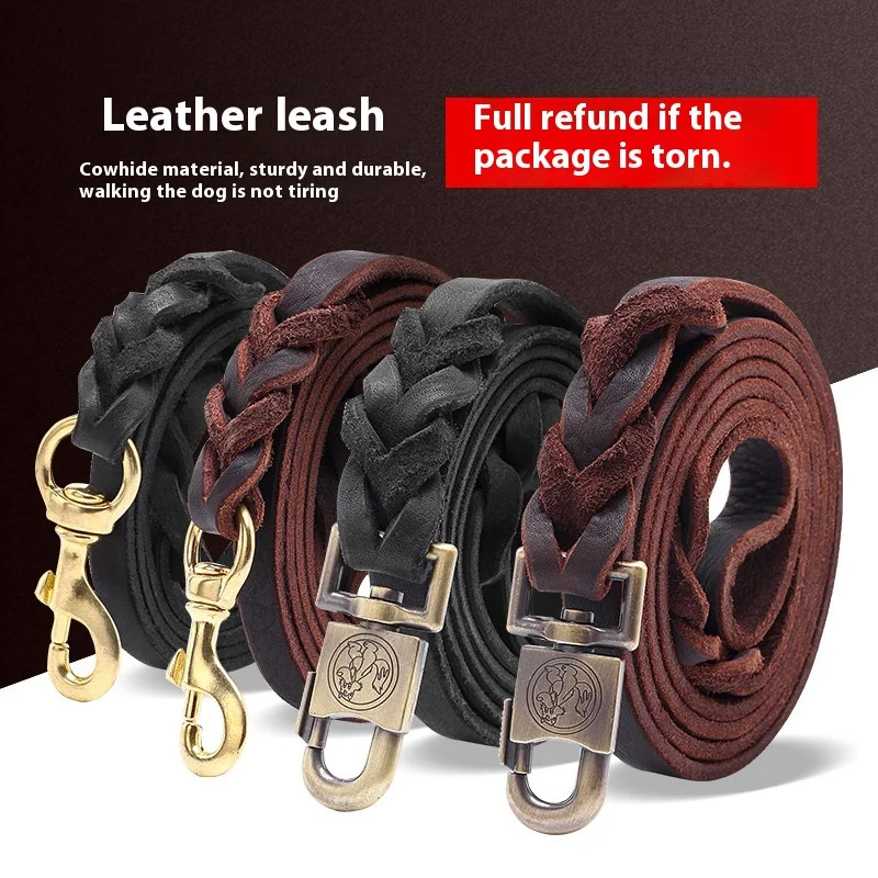 Genuine Leather Dog Leash - To - đánh giá và giá Leather Strap Quick Release