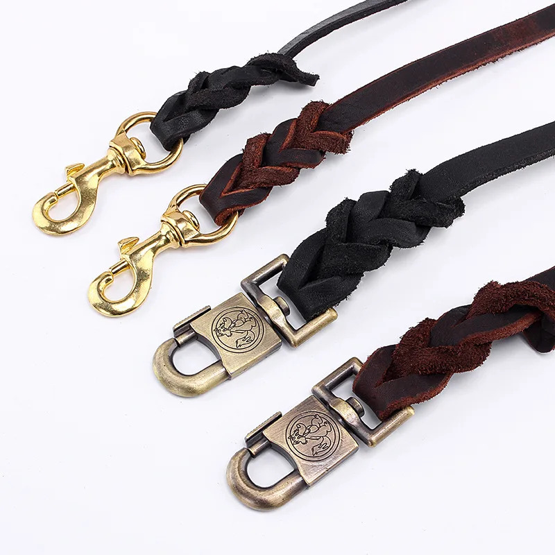 Genuine Leather Dog Leash - To - đánh giá và giá Leather Strap Quick Release