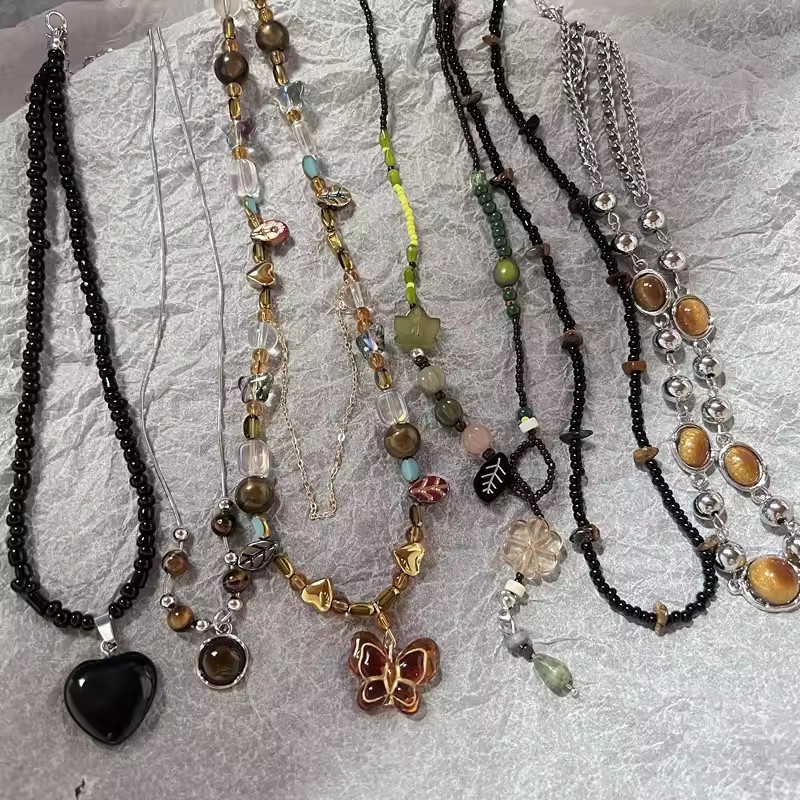 Boho Natural Tiger Eye Stone B - đánh giá và giá Butterfly Clasp Deployant