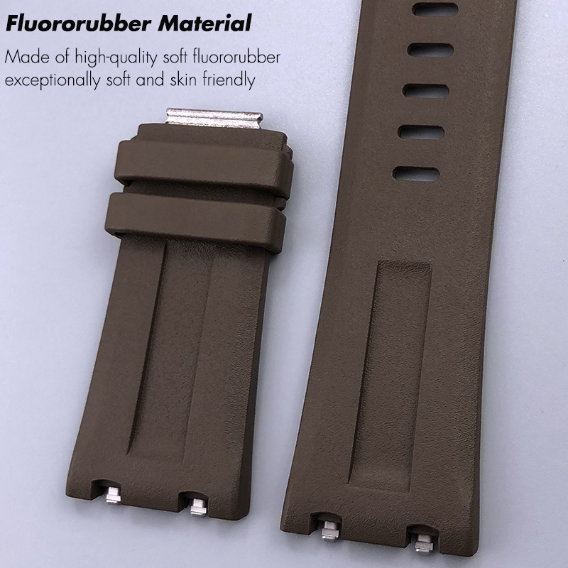 28mmX24mm High Quality FKM Flu - đánh giá và giá Audemars Piguet Watch Royal Oak