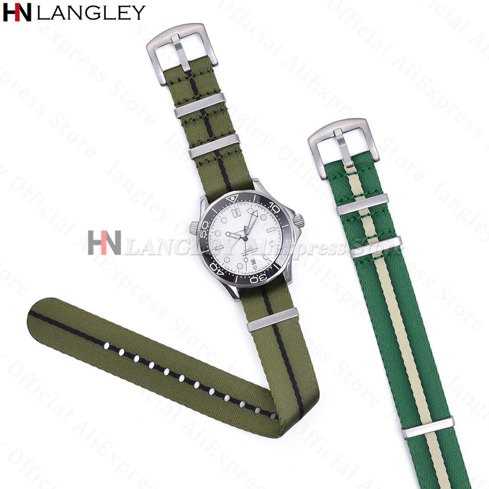 Nylon Strap 18mm 20mm 22mm for - đánh giá và giá Omega Watch Seamaster